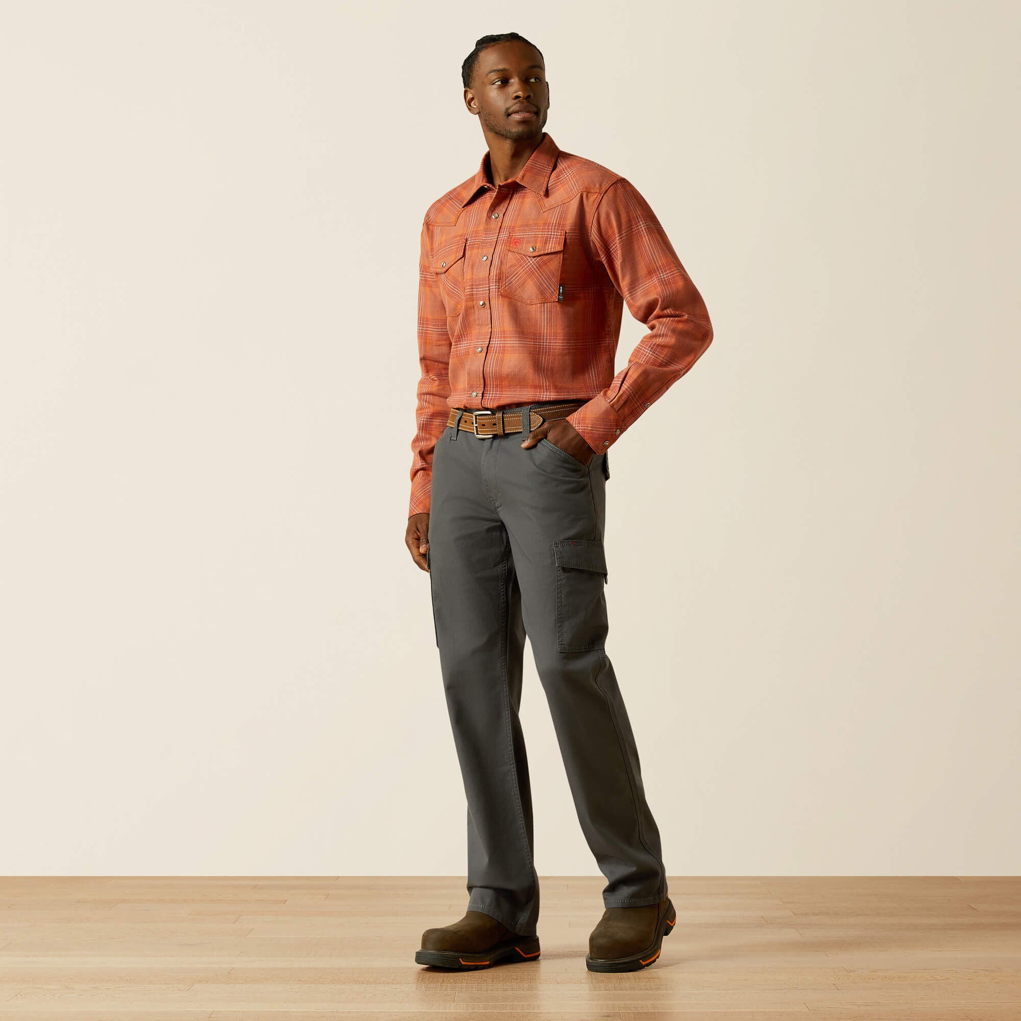 Ariat FR M4 Relaxed Lightweight Cargo DuraStretch Straight Leg Pants Men