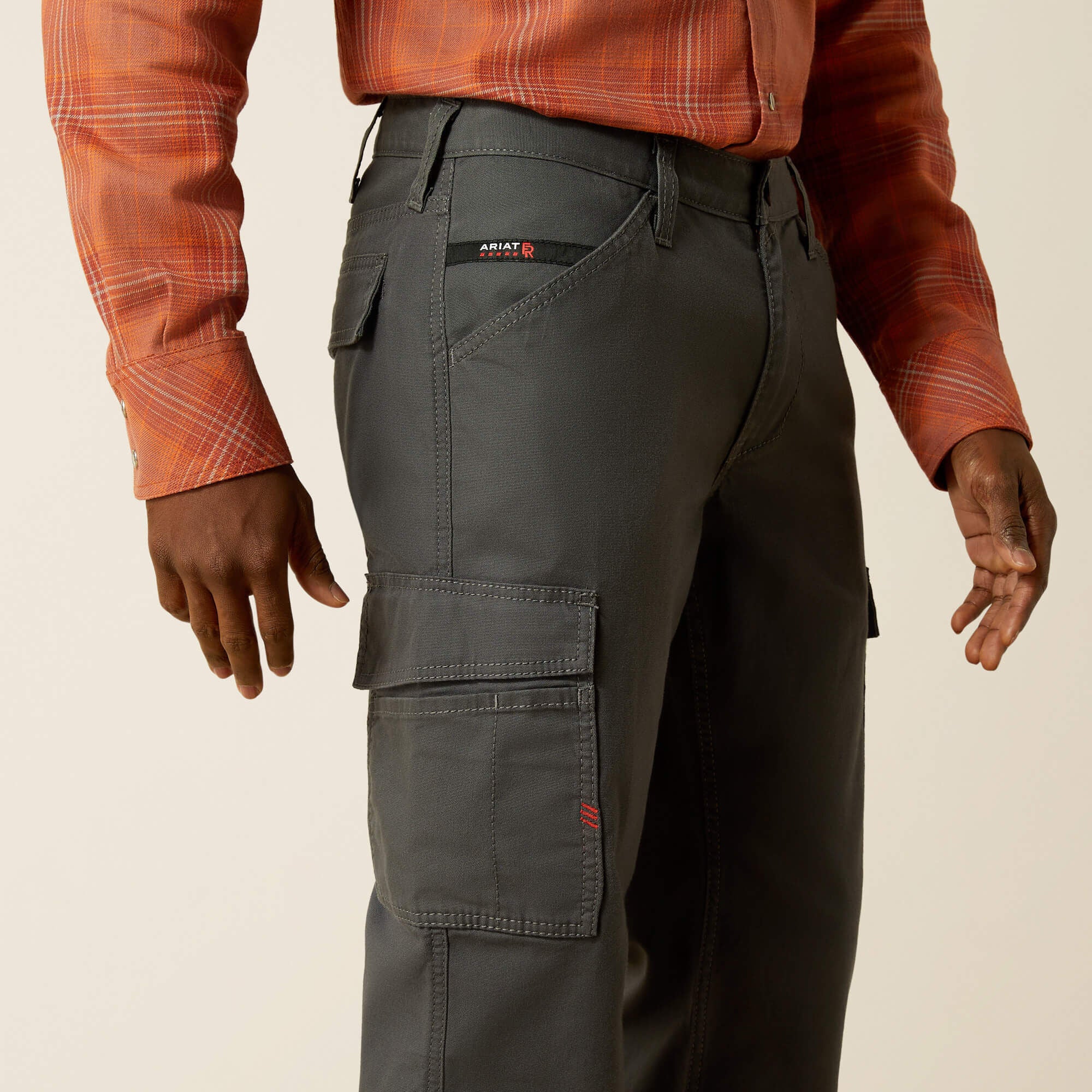 Ariat FR M4 Relaxed Lightweight Cargo DuraStretch Straight Leg Pants Men