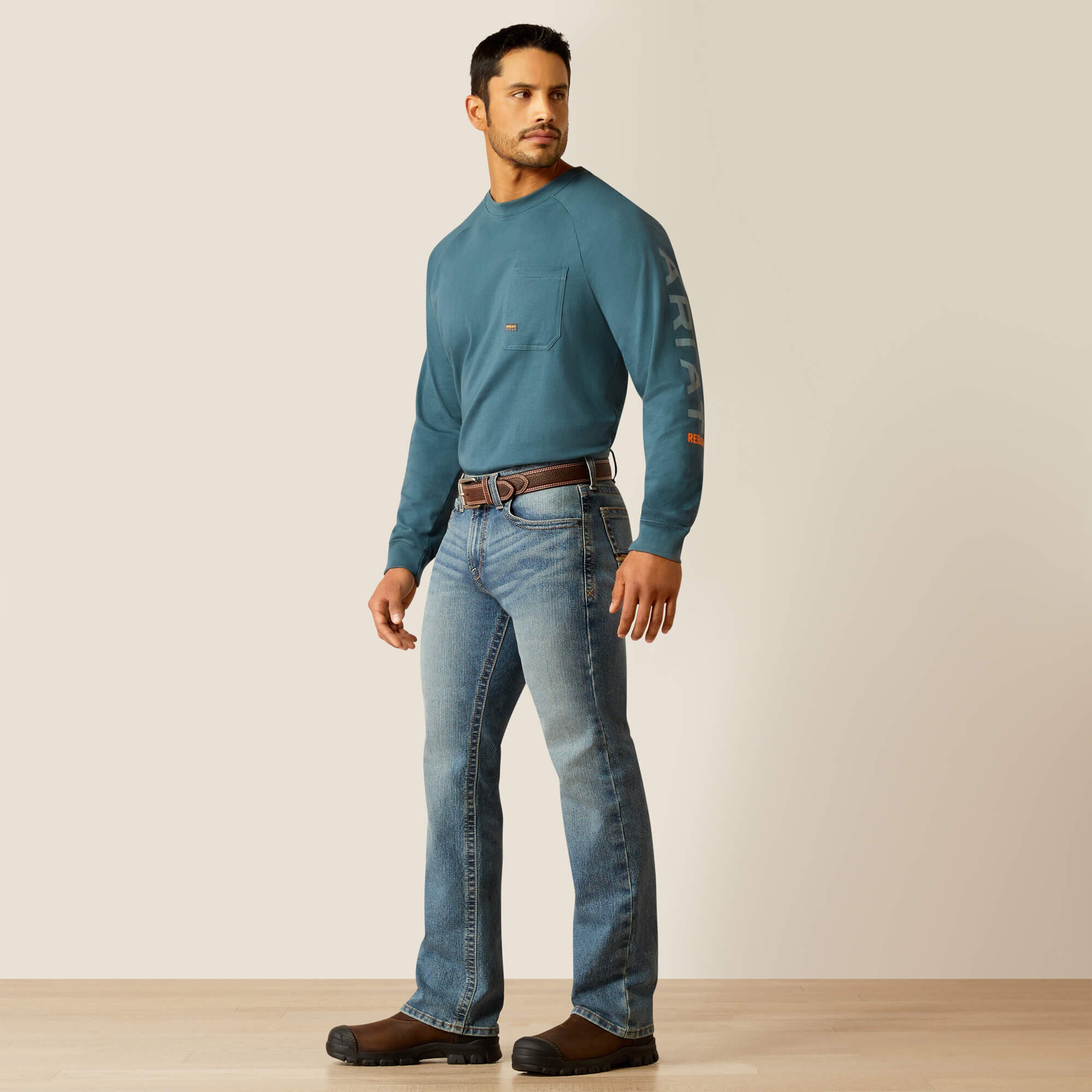 Ariat Rebar M7 Slim Rail Straight Jean Men