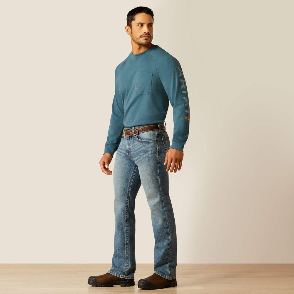 Ariat Rebar M7 Slim Rail Straight Jean Men