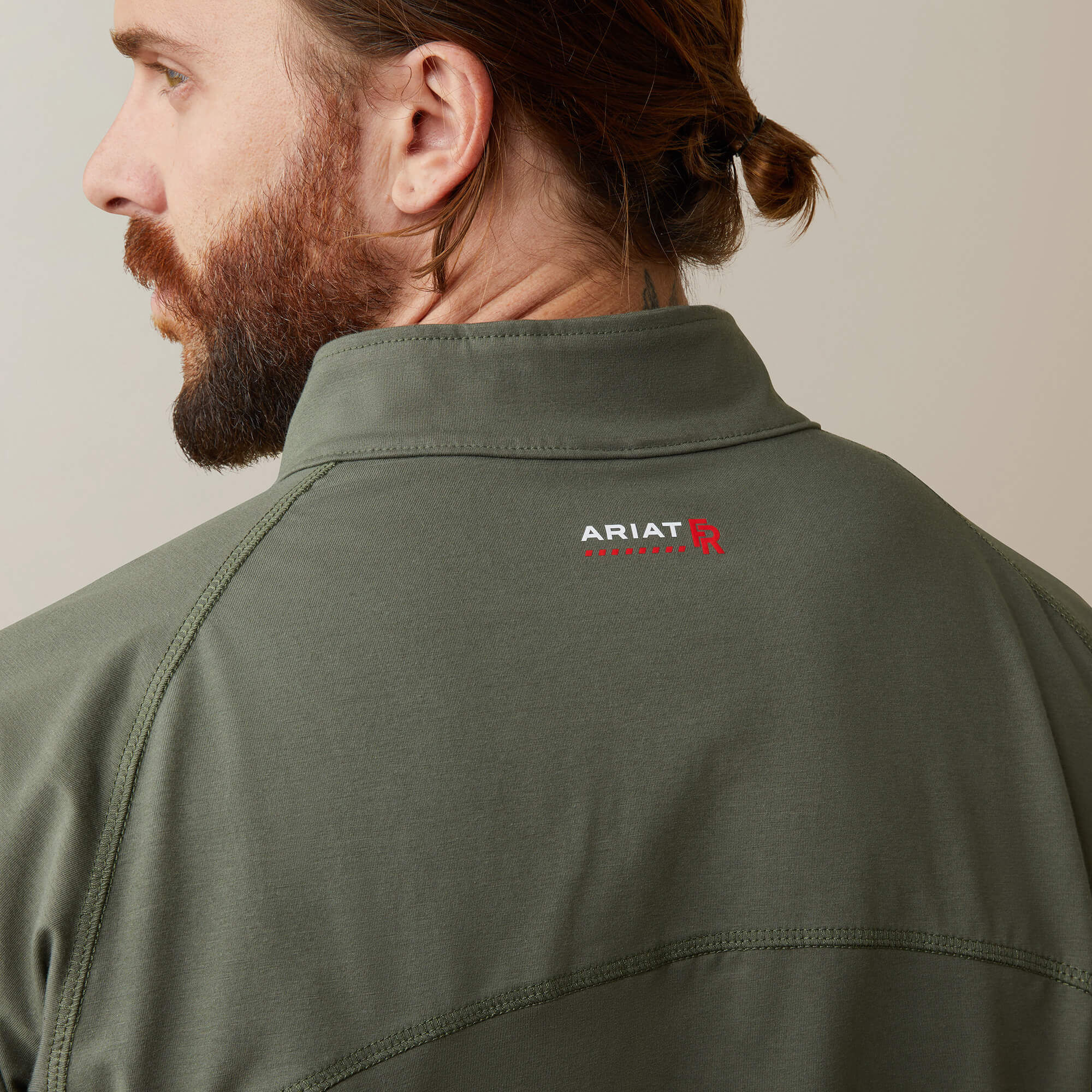 Ariat FR Combat Stretch Patriot 1/4 Zip Work Shirt Men