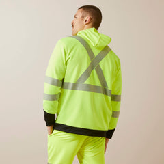 Ariat Rebar WorkTek Hi-Vis Full Zip Hoodie Men
