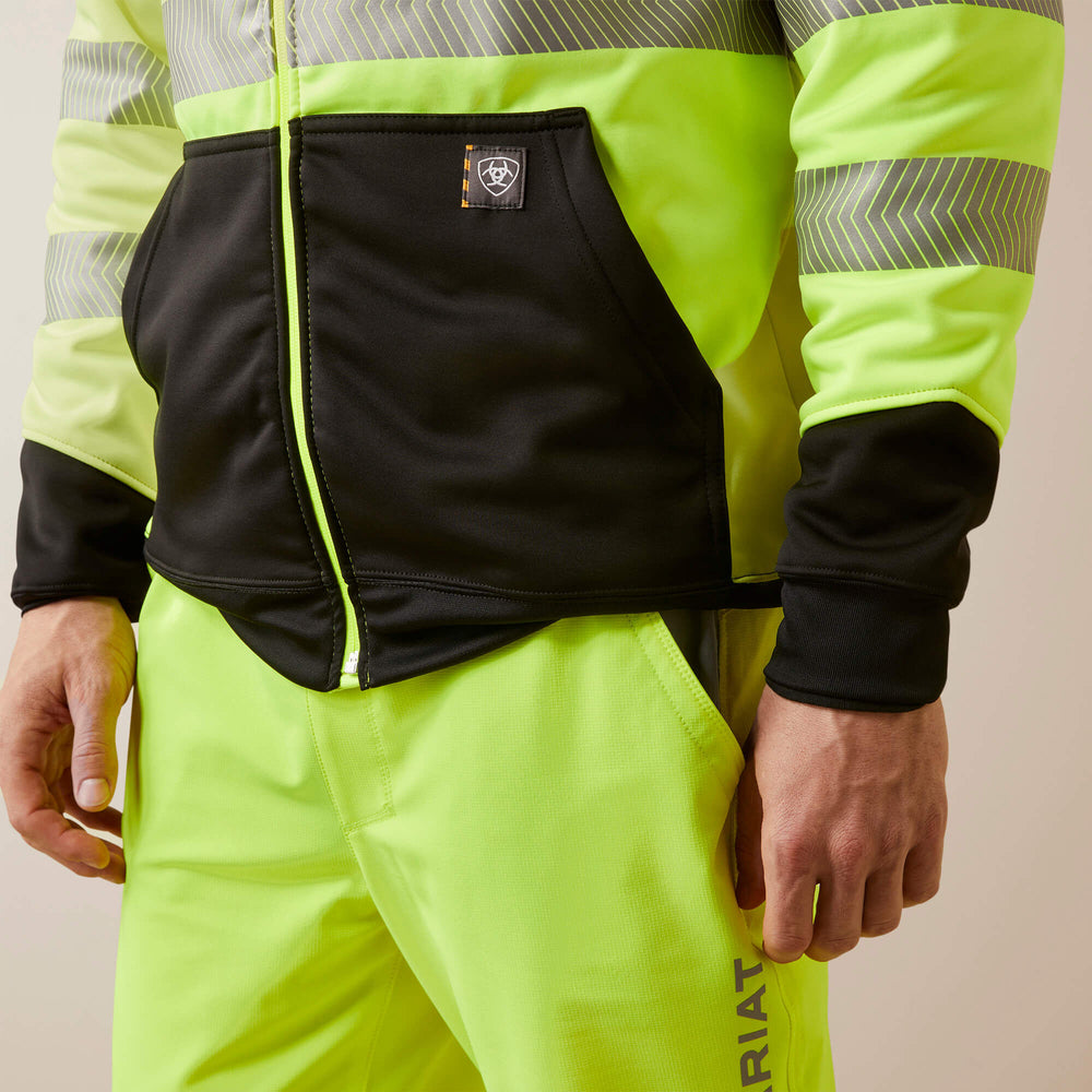 Ariat Rebar WorkTek Hi-Vis Full Zip Hoodie Men