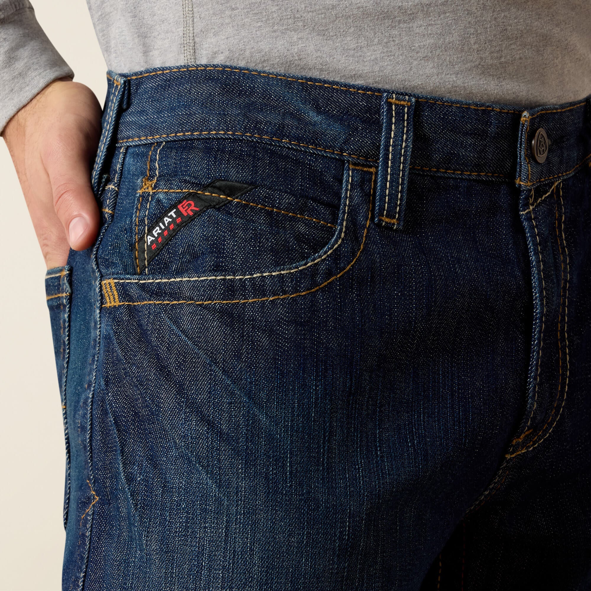 Ariat FR M3 Loose Basic Stackable Straight Leg Jean Men