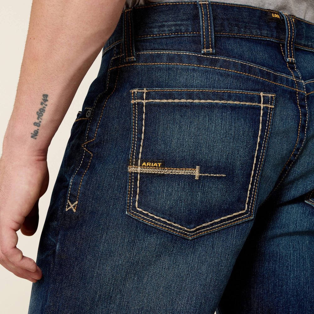 Ariat Rebar M4 Low Rise DuraStretch Edge Boot Cut Jean Men