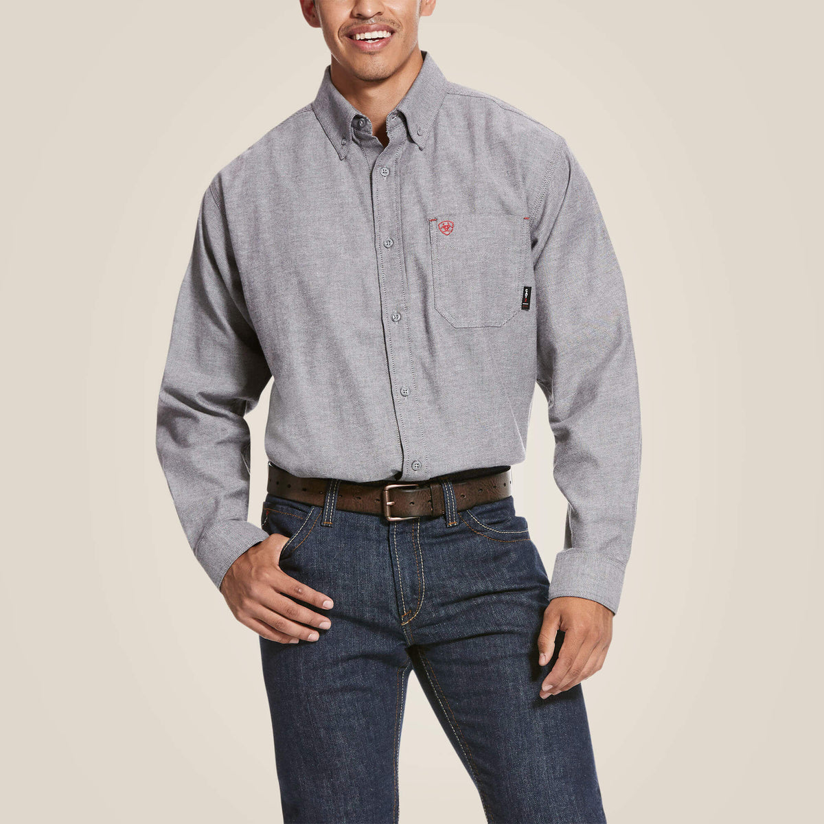Ariat FR Solid Twill DuraStretch Work Shirt Men