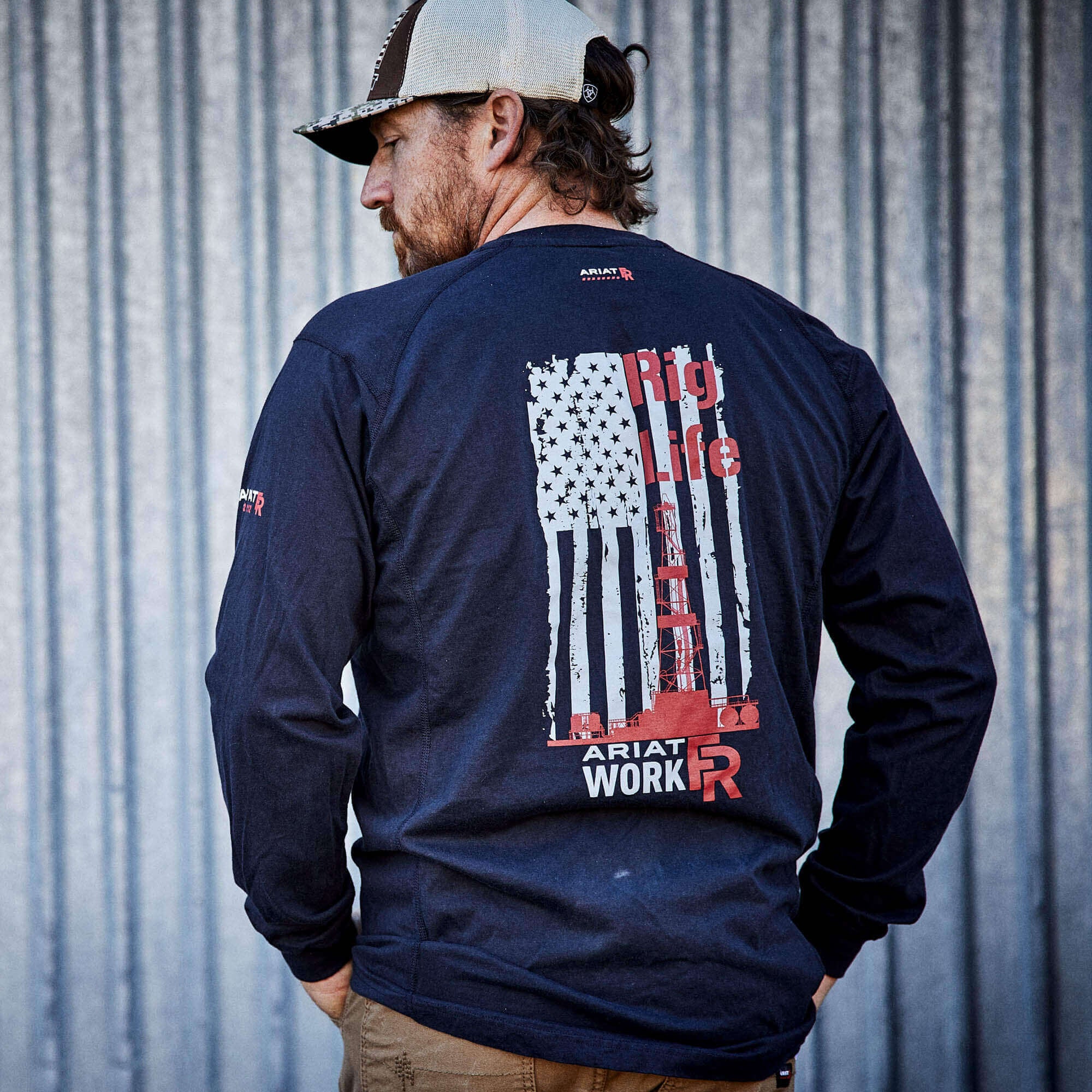Ariat FR Air Rig Life Graphic T-Shirt Men