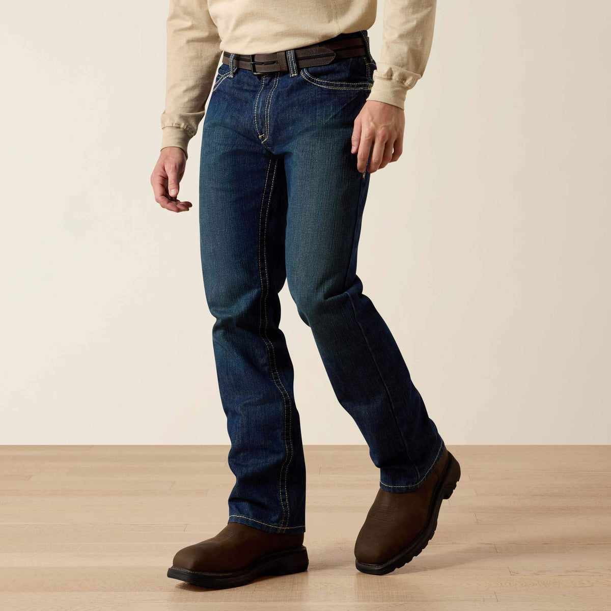 Ariat FR M4 Relaxed Boundary Boot Cut Jean Men
