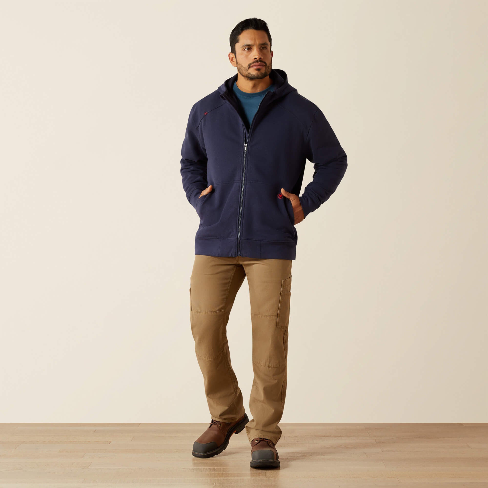 Ariat FR DuraStretch Heavyweight Fleece Full Zip Hoodie Men