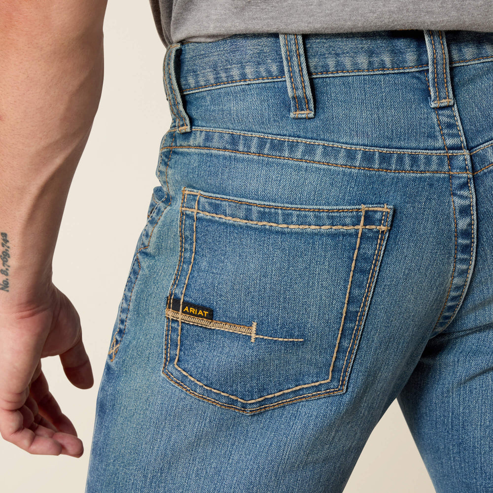 Ariat Rebar M4 Low Rise DuraStretch Edge Boot Cut Jean Men