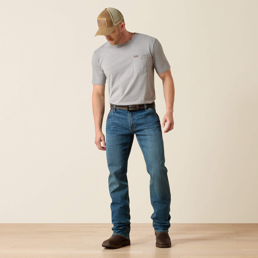 Ariat Rebar M4 Low Rise DuraStretch Workhorse Boot Cut Jean Men