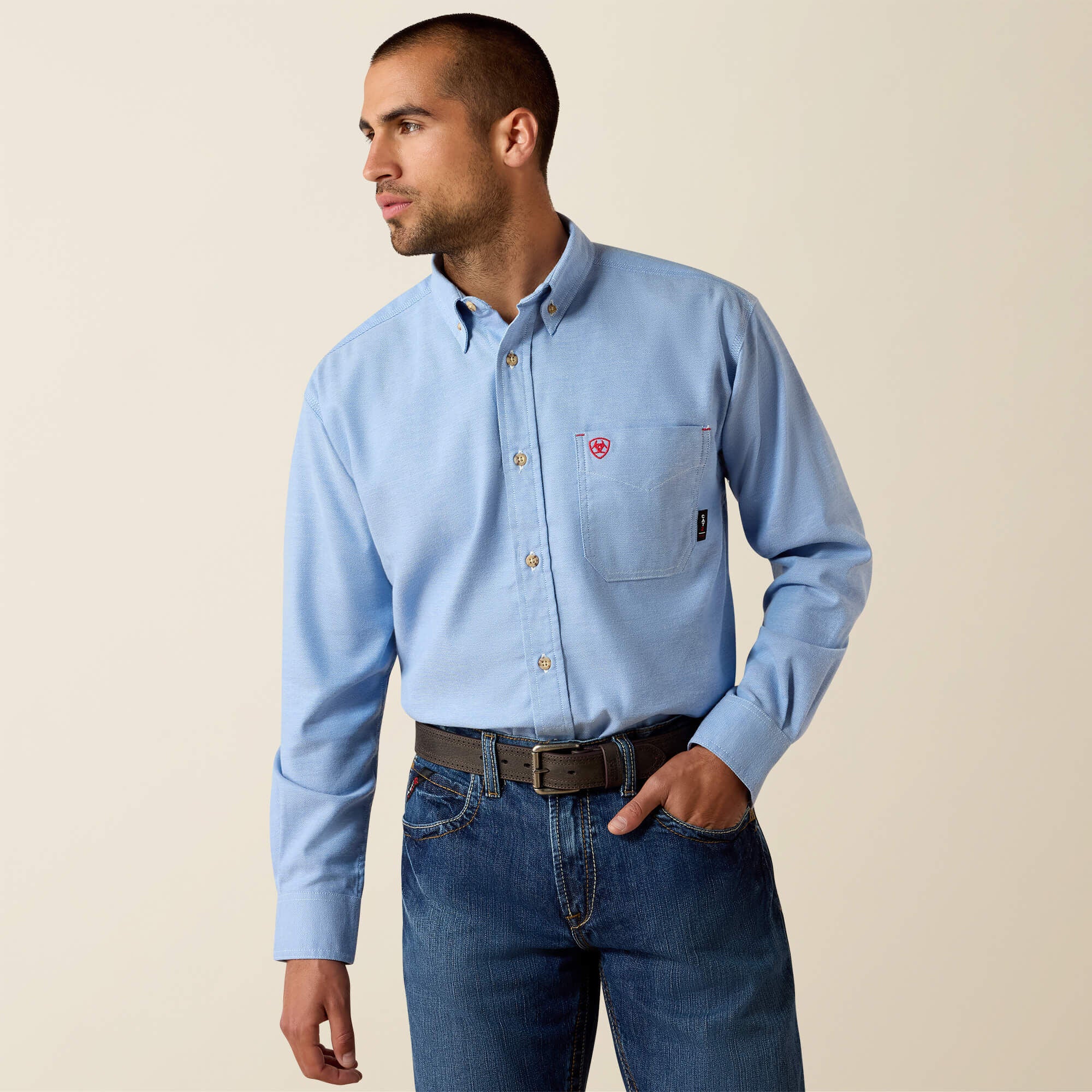 Ariat FR Solid Twill DuraStretch Work Shirt Men