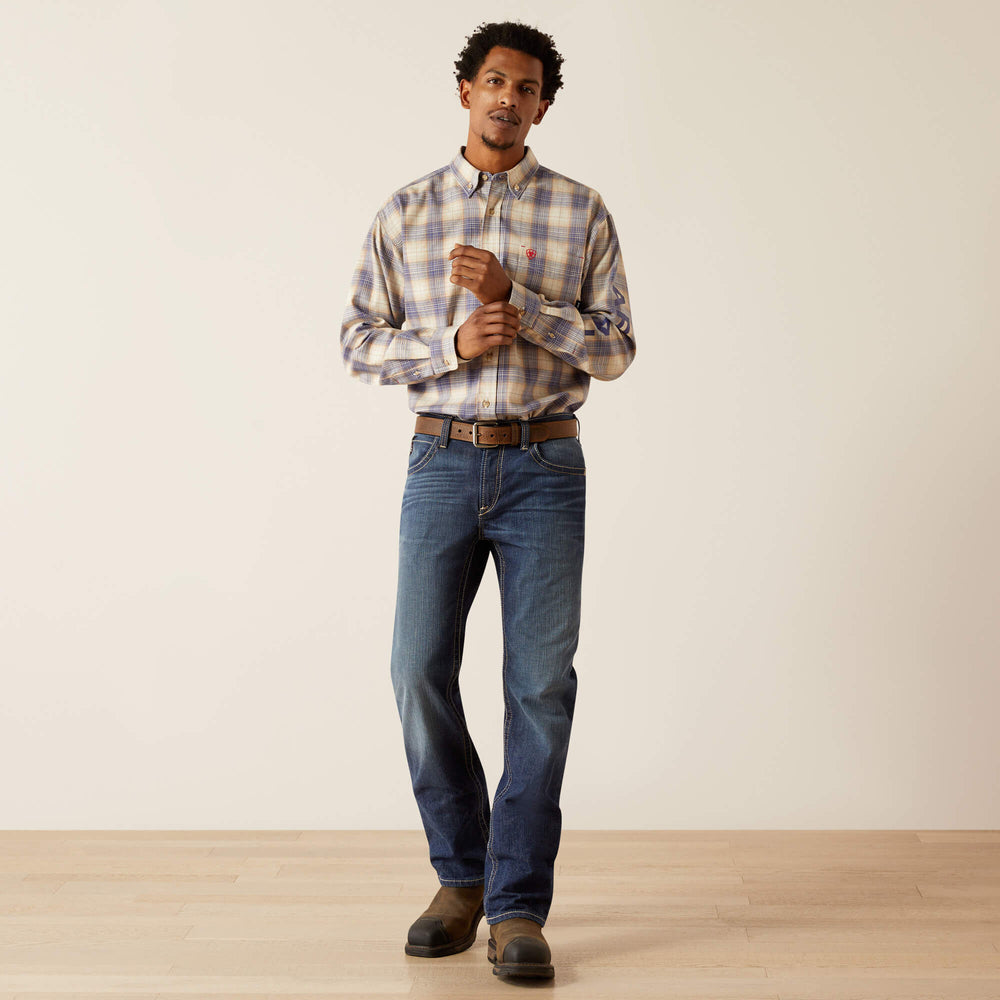 Ariat FR Crenshaw Logo Work Shirt Men