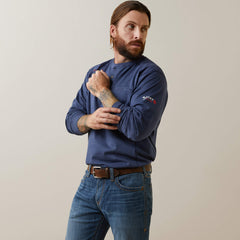 Ariat FR Air Refinery Row Graphic Henley Top Men