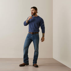 Ariat FR Air Refinery Row Graphic Henley Top Men