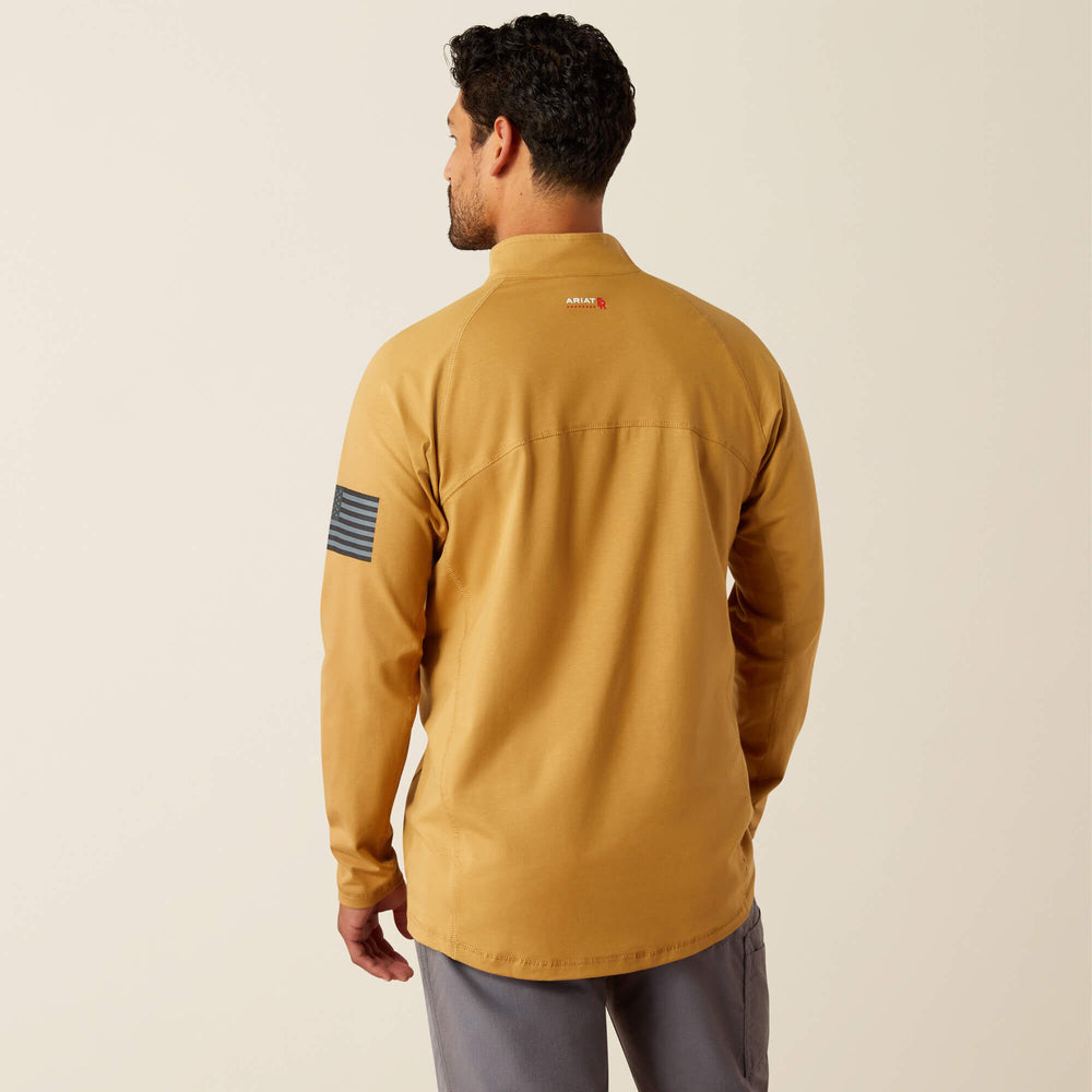 Ariat FR Combat Stretch Patriot 1/4 Zip Work Shirt Men