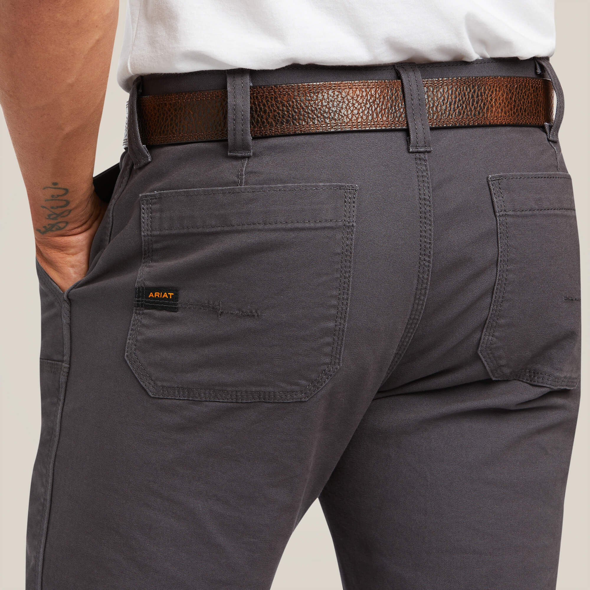 Ariat Rebar M7 Slim DuraStretch Made Tough Double Front Straight Pant Men