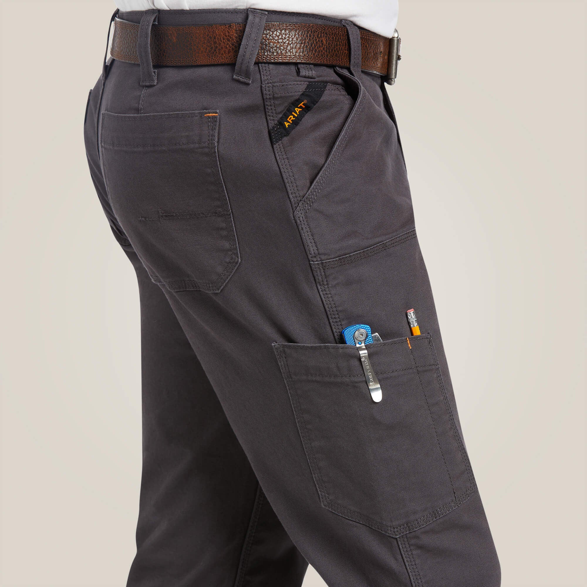 Ariat Rebar M7 Slim DuraStretch Made Tough Double Front Straight Pant Men