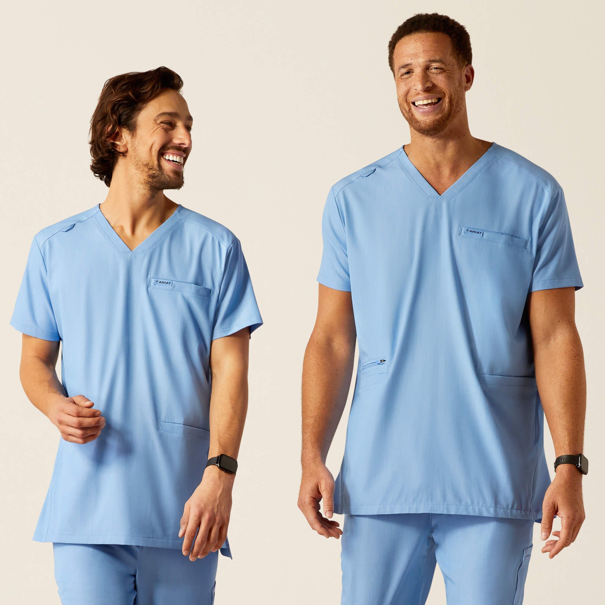 Ariat Derham 6 Pocket Scrub Top Men