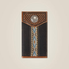 Ariat Braided Trim Rodeo Wallet Men