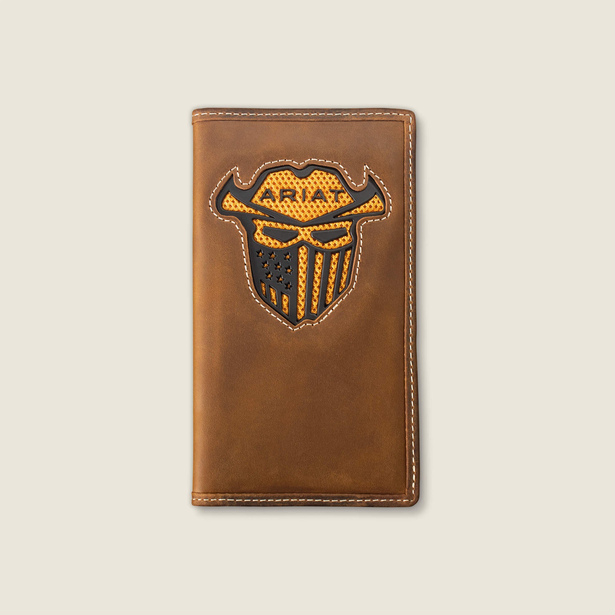 Ariat Work Roughneck Label Canvas Trifold Wallet Men