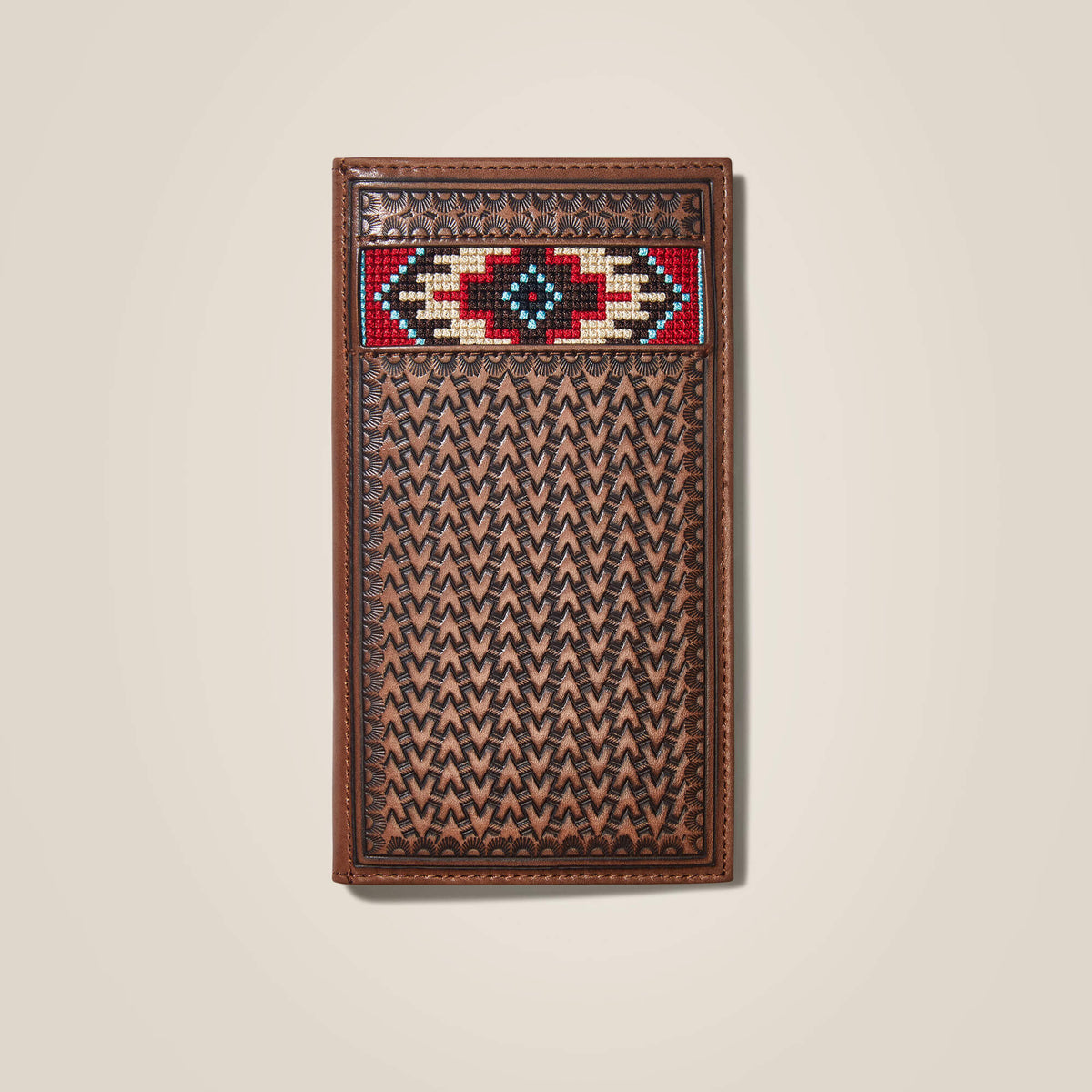 Ariat Rodeo Wallet Beaded Basketweave Men