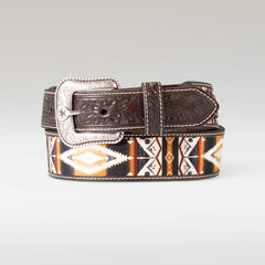 Ariat Floral Inlay Belt Men