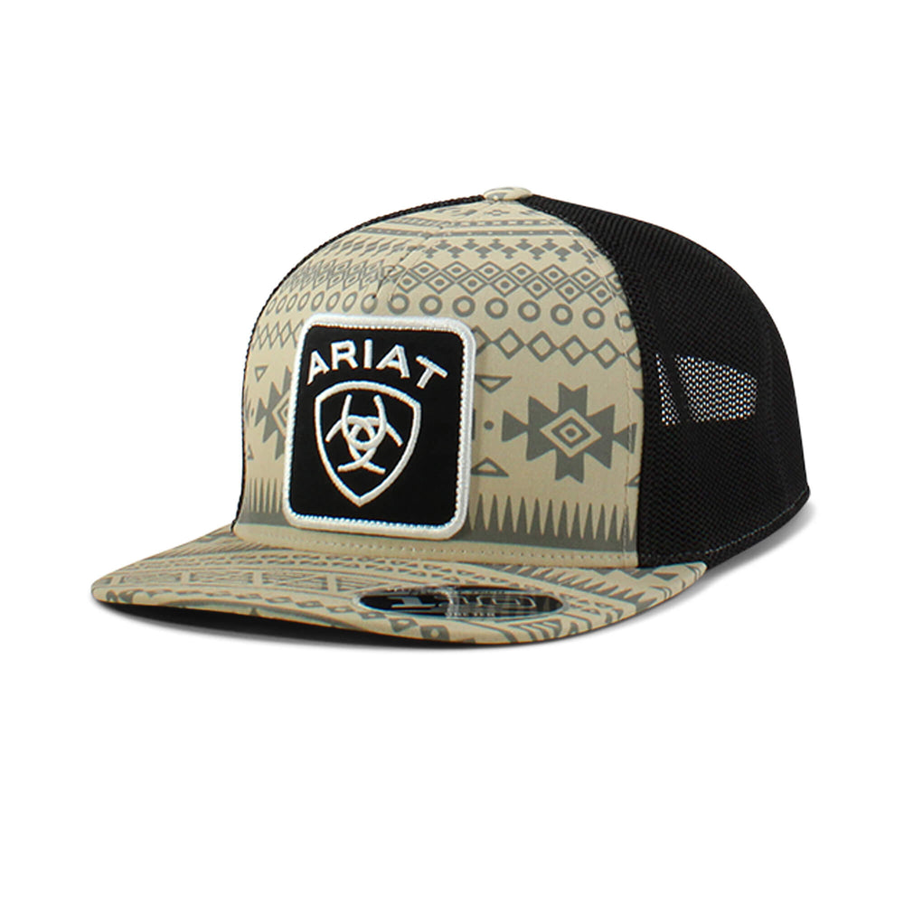 Ariat southwest print logo patch cap Men