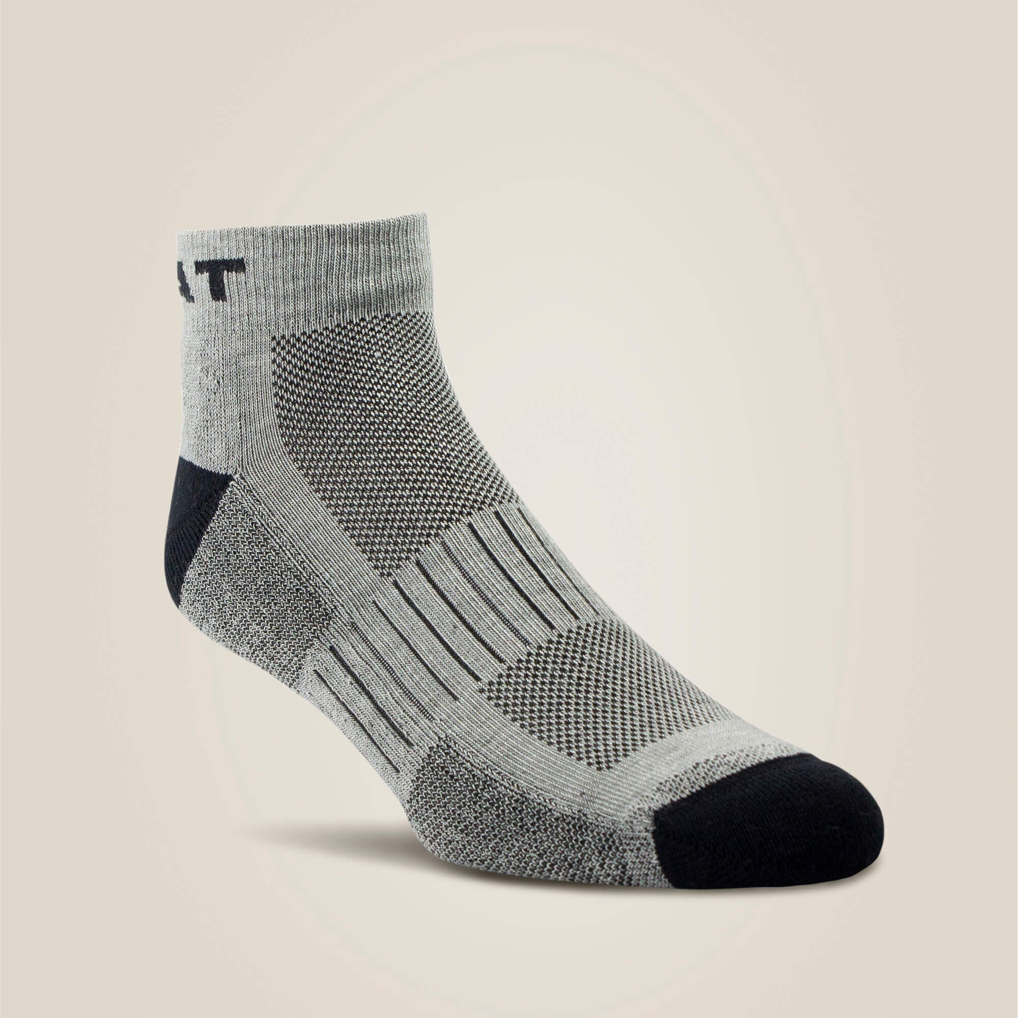 Ariat High Performance Quarter Crew Tek Work Sock 3 Pair Pack Men|Women