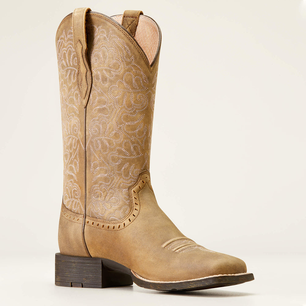 Ariat Round Up Remuda Wide Square Toe Western Boot Women