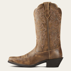 Ariat Round Up Square Toe Western Boot Women|Trends