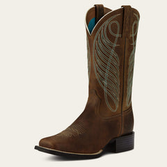 Ariat Round Up Wide Square Toe Western Boot Women|Trends
