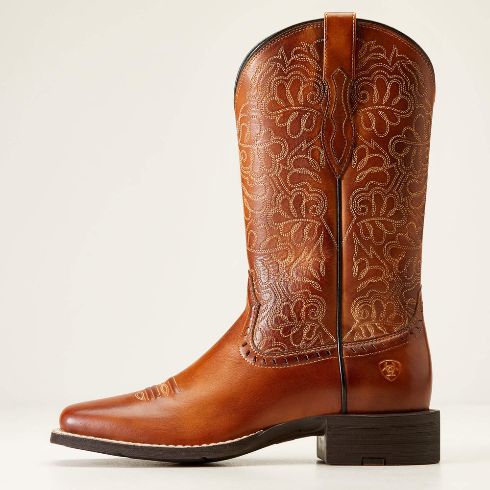 Ariat Round Up Remuda Wide Square Toe Western Boot Women