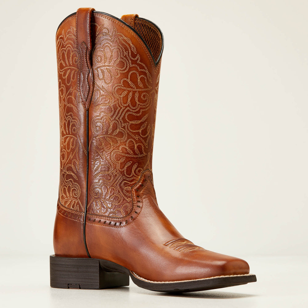 Ariat Round Up Remuda Wide Square Toe Western Boot Women