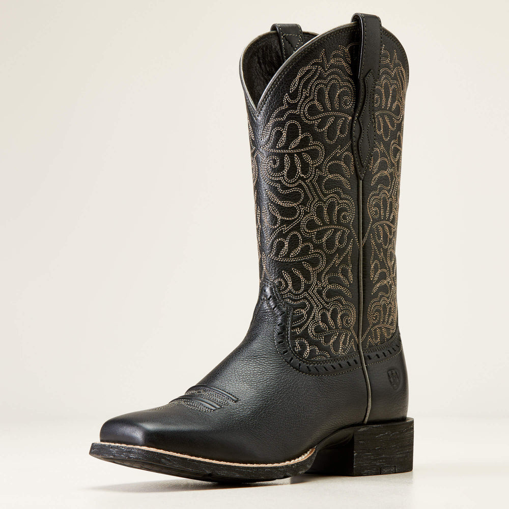 Ariat Round Up Remuda Wide Square Toe Western Boot Women