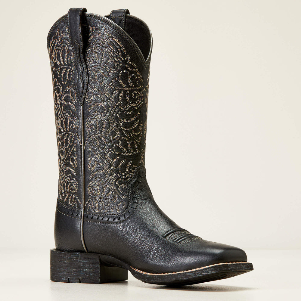 Ariat Round Up Remuda Wide Square Toe Western Boot Women