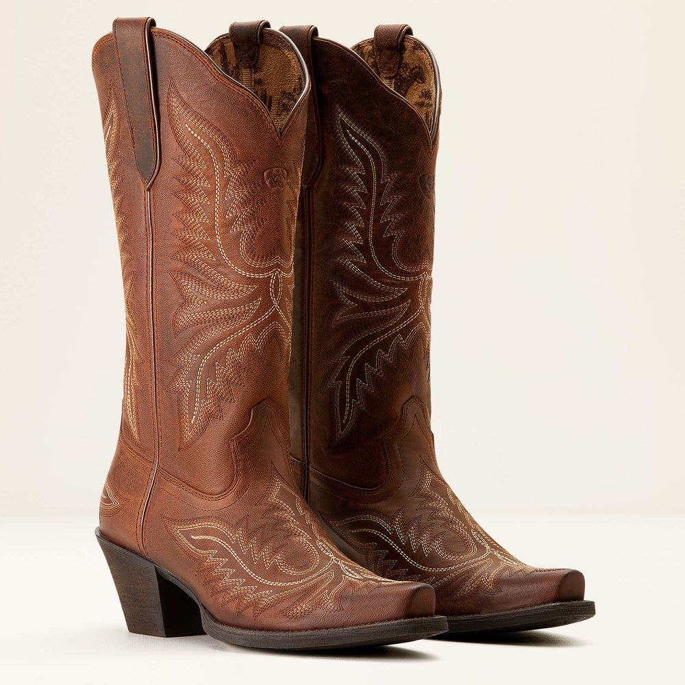 Ariat Round Up Collins D Toe Western Boot Women|Trends