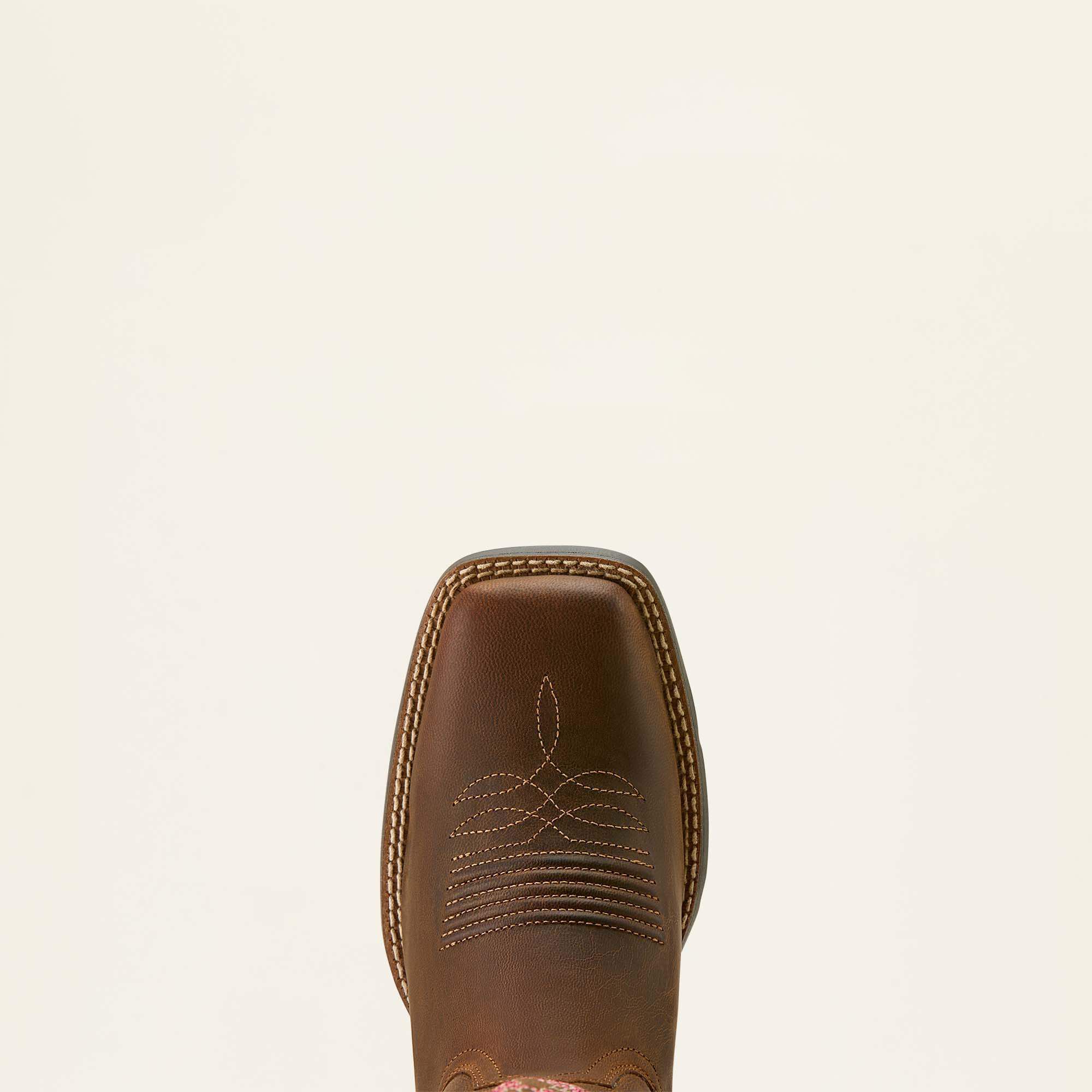 Ariat Round Up StretchFit Wide Square Toe Western Boot Women|Trends