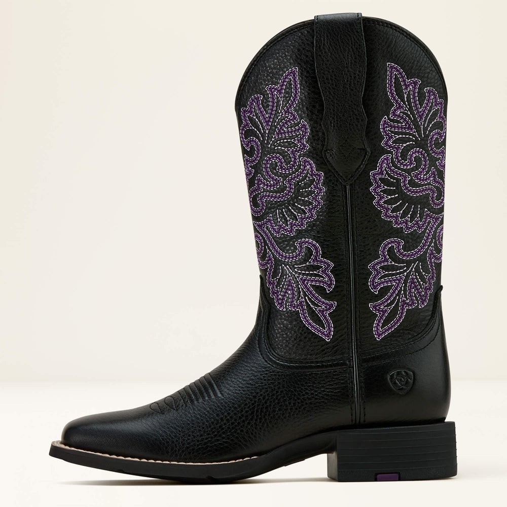 Ariat Round Up StretchFit Wide Square Toe Western Boot Women