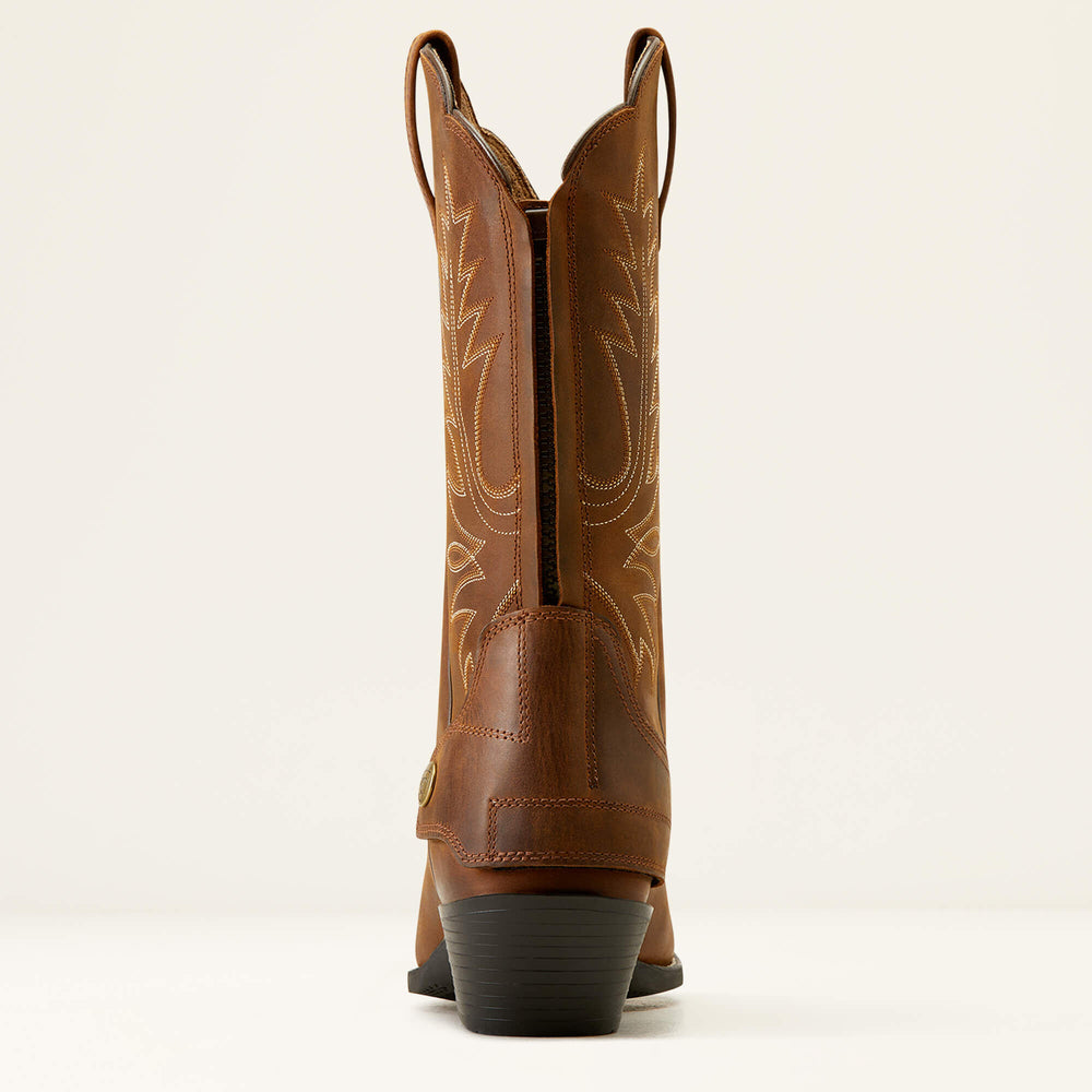 Ariat Heritage R Toe EZ Zip Western Boot Women|Trends
