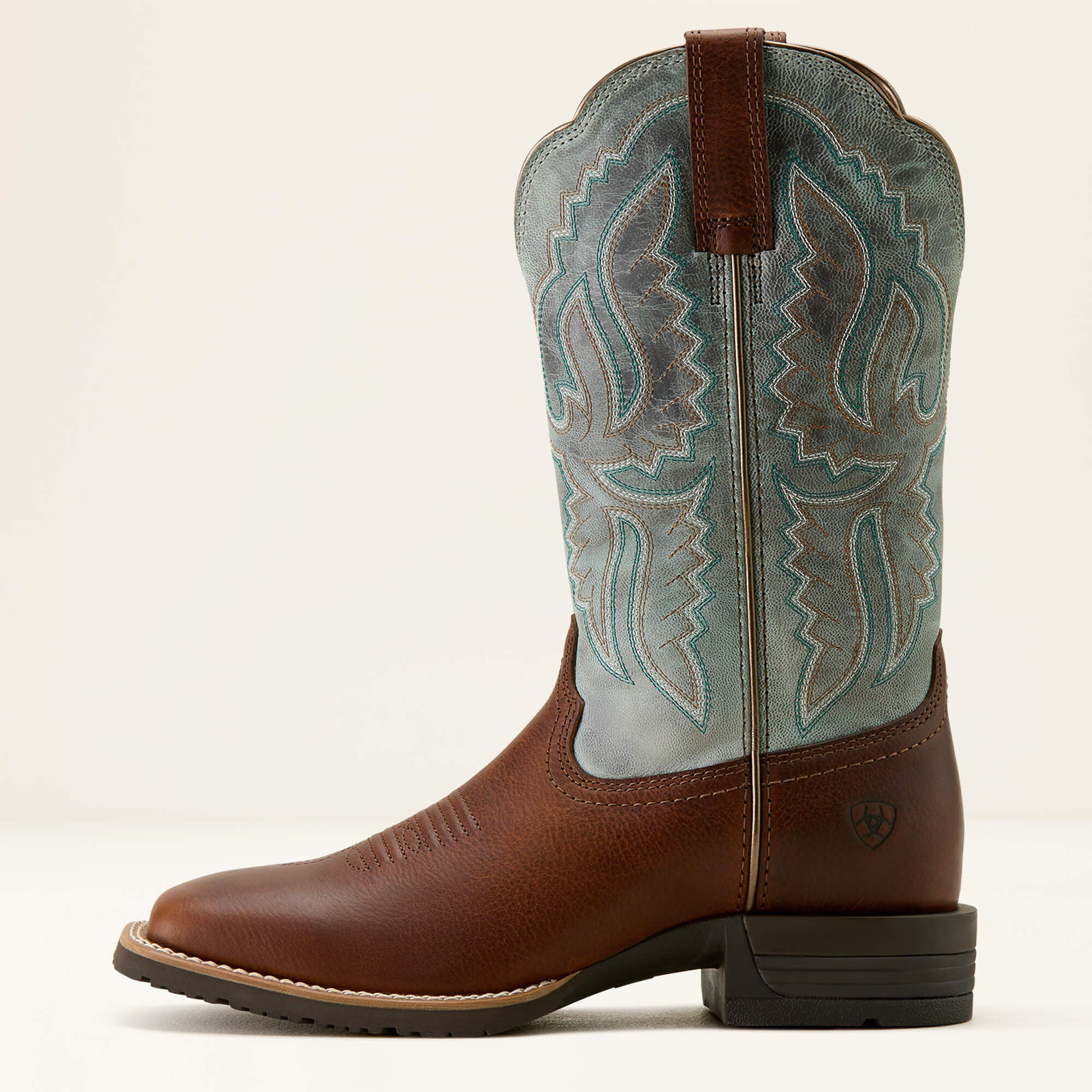 Ariat Hybrid Ranchwork Wide Square Toe Western Boot Women