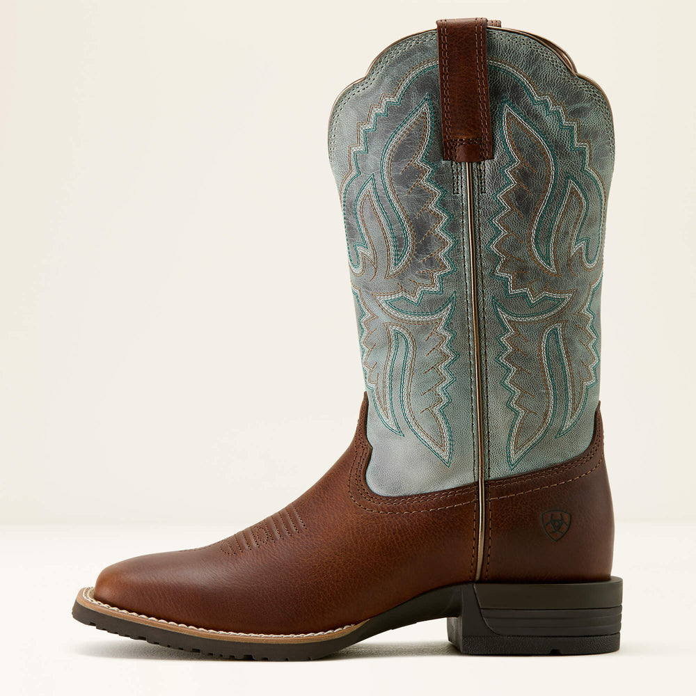 Ariat Hybrid Ranchwork Wide Square Toe Western Boot Women