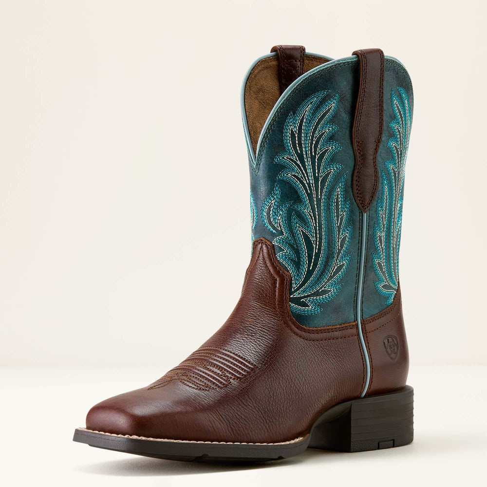 Ariat Round Up Filly Wide Square Toe Western Boot Women