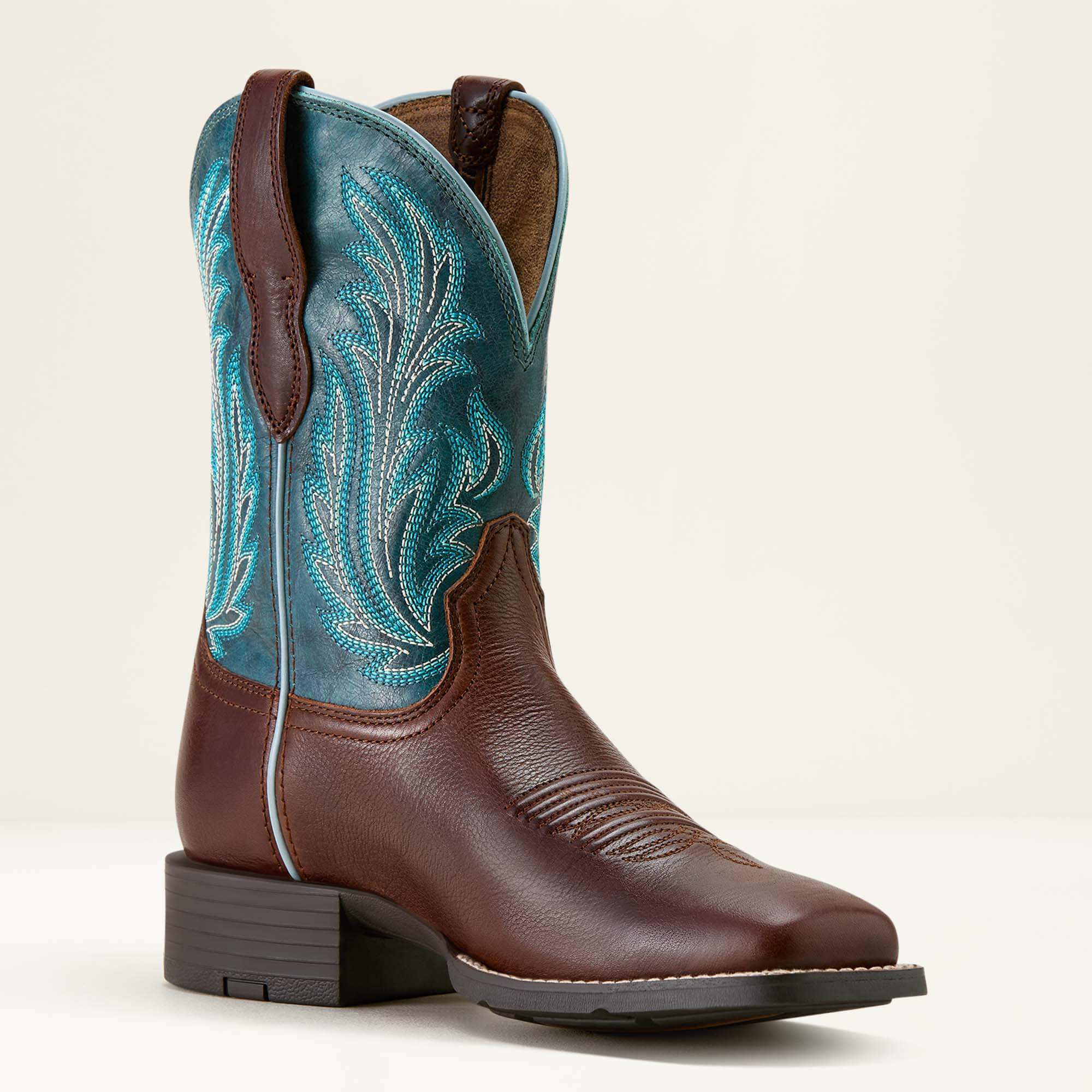 Ariat Round Up Filly Wide Square Toe Western Boot Women