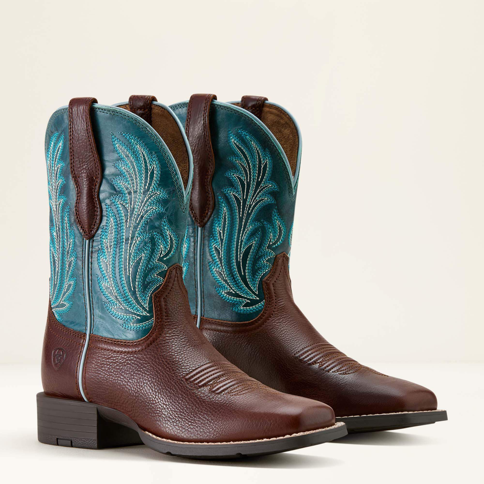 Ariat Round Up Filly Wide Square Toe Western Boot Women
