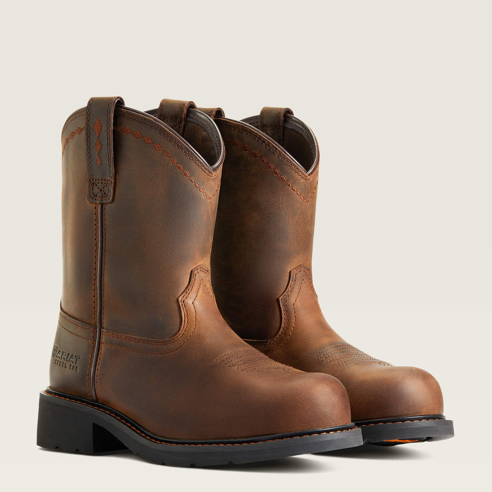 Ariat Fatbaby Work Pull-On Steel Toe Work Boot Women