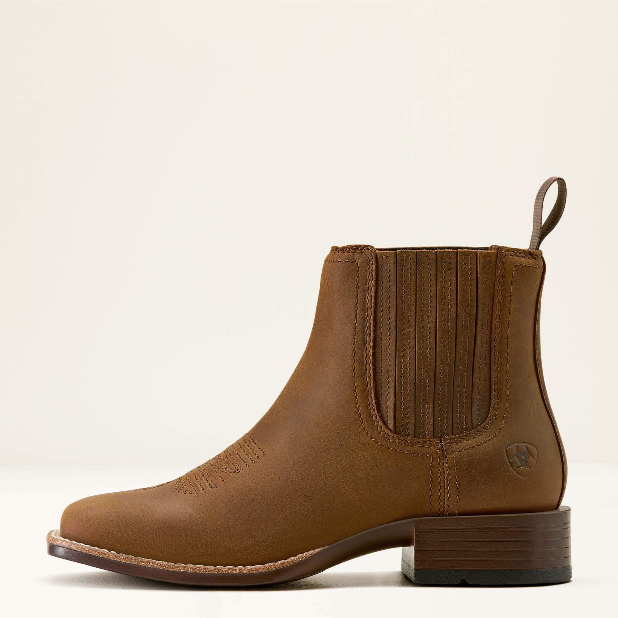 Ariat Booker Chelsea Wide Square Toe Western Boot Women