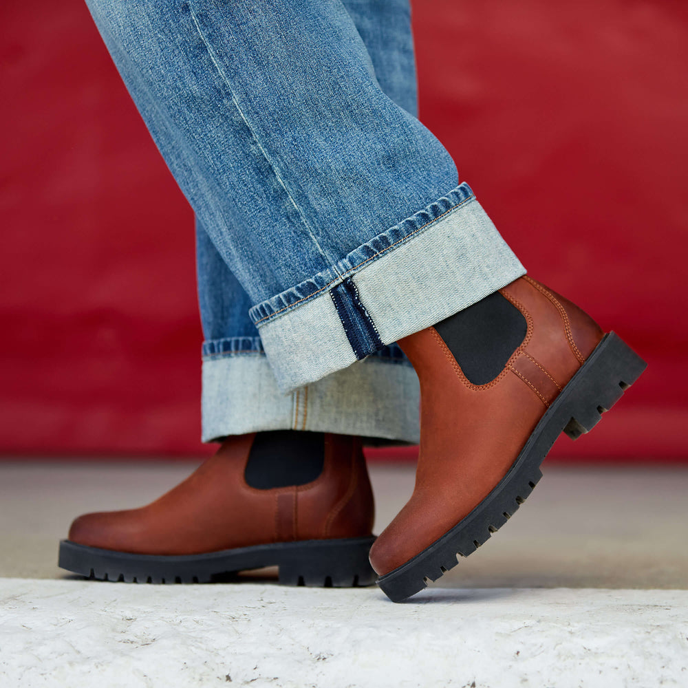 Ariat Wexford Lug Mid Waterproof Chelsea Boot Women|Trends