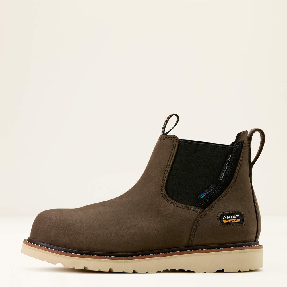 Ariat Rebar Wedge Chelsea Waterproof Composite Toe Work Boot Women