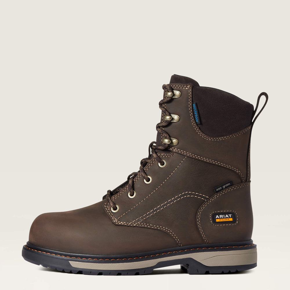 Ariat Riveter 8" CSA Glacier Grip Waterproof 400g Composite Toe Work Boot Women